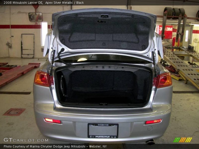 Apex Silver Metallic / Black 2008 Mitsubishi Lancer DE