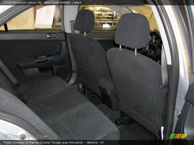 Apex Silver Metallic / Black 2008 Mitsubishi Lancer DE