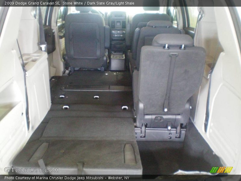 Stone White / Dark Slate Gray/Light Shale 2009 Dodge Grand Caravan SE