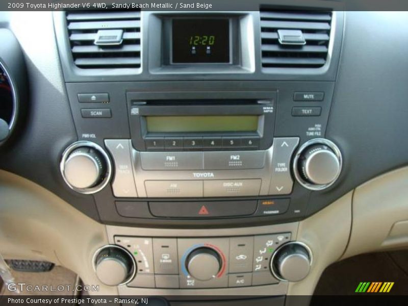 Sandy Beach Metallic / Sand Beige 2009 Toyota Highlander V6 4WD