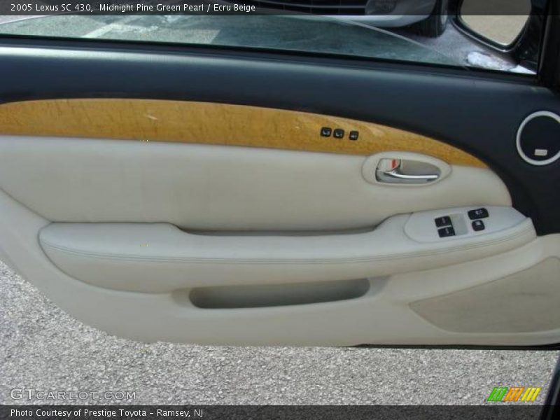 Midnight Pine Green Pearl / Ecru Beige 2005 Lexus SC 430