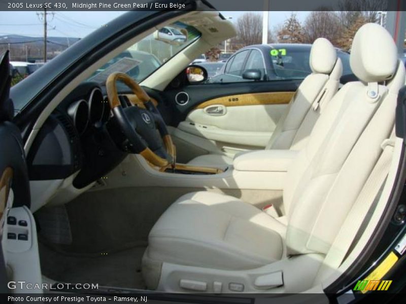Midnight Pine Green Pearl / Ecru Beige 2005 Lexus SC 430