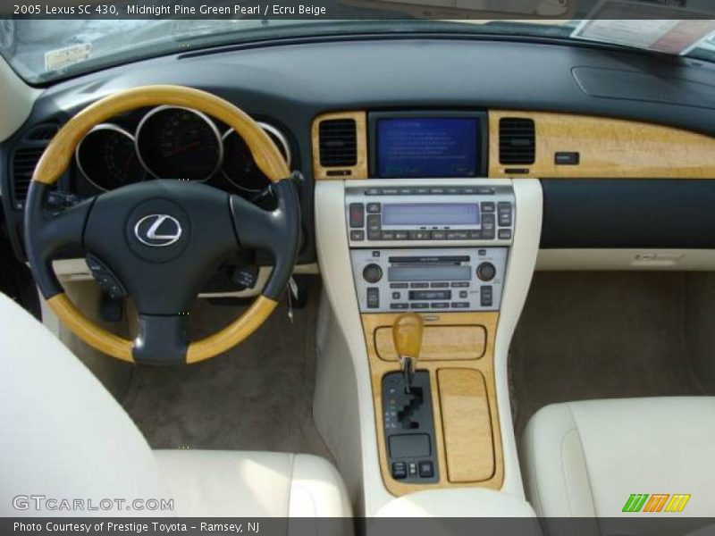 Midnight Pine Green Pearl / Ecru Beige 2005 Lexus SC 430
