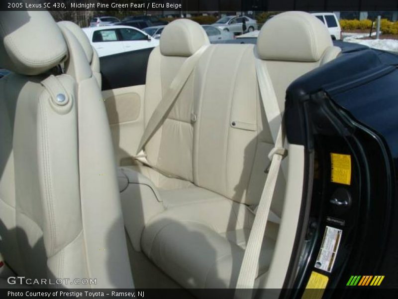 Midnight Pine Green Pearl / Ecru Beige 2005 Lexus SC 430