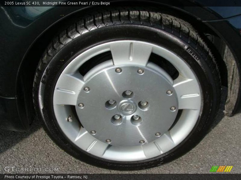 Midnight Pine Green Pearl / Ecru Beige 2005 Lexus SC 430