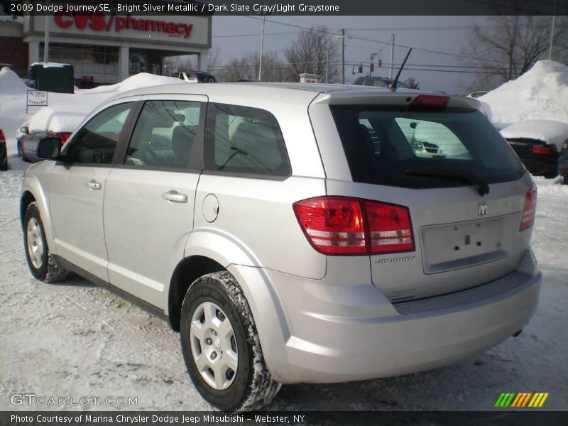 Bright Silver Metallic / Dark Slate Gray/Light Graystone 2009 Dodge Journey SE