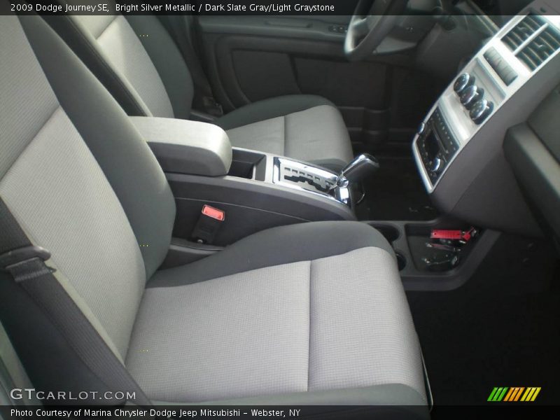 Bright Silver Metallic / Dark Slate Gray/Light Graystone 2009 Dodge Journey SE