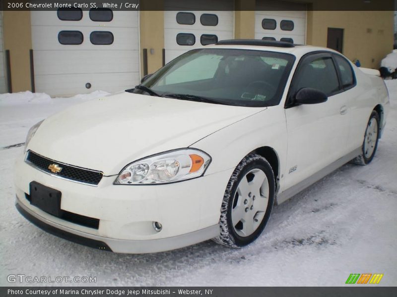 White / Gray 2006 Chevrolet Monte Carlo SS