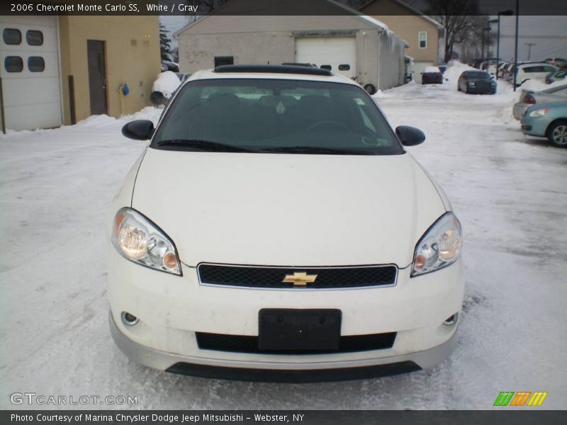 White / Gray 2006 Chevrolet Monte Carlo SS