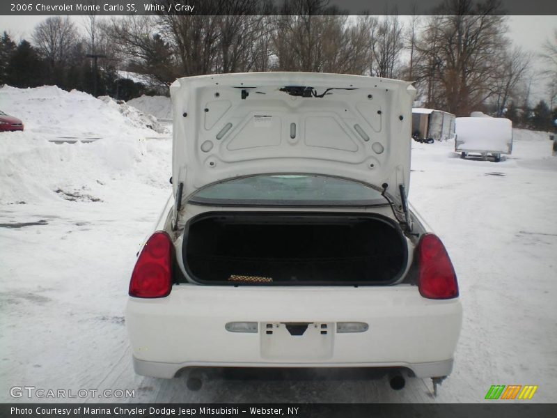 White / Gray 2006 Chevrolet Monte Carlo SS