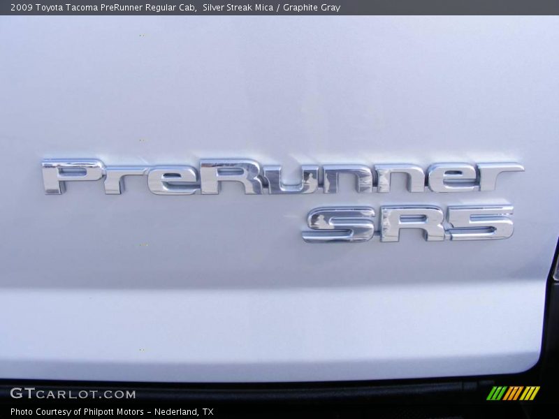 Silver Streak Mica / Graphite Gray 2009 Toyota Tacoma PreRunner Regular Cab