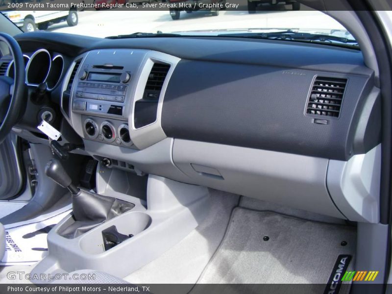 Silver Streak Mica / Graphite Gray 2009 Toyota Tacoma PreRunner Regular Cab