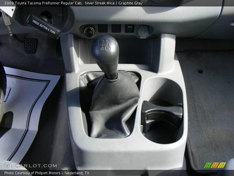 Silver Streak Mica / Graphite Gray 2009 Toyota Tacoma PreRunner Regular Cab