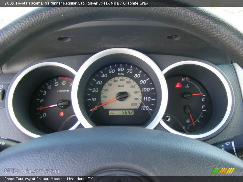 Silver Streak Mica / Graphite Gray 2009 Toyota Tacoma PreRunner Regular Cab