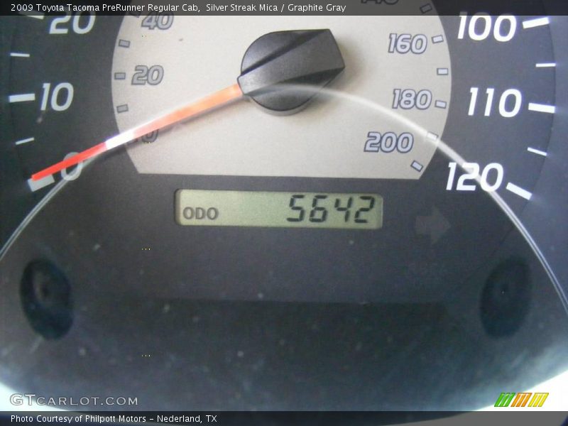 Silver Streak Mica / Graphite Gray 2009 Toyota Tacoma PreRunner Regular Cab