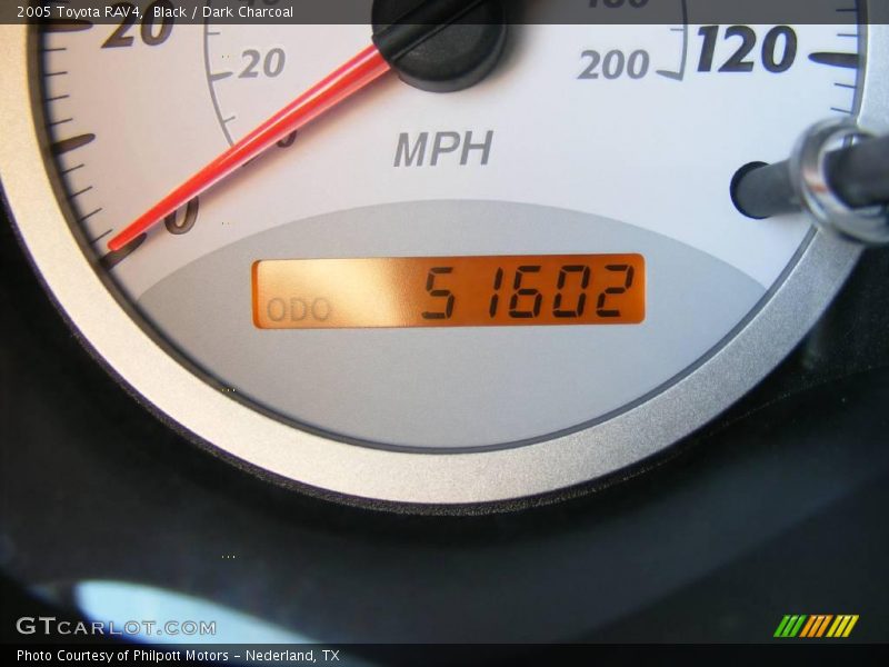 Black / Dark Charcoal 2005 Toyota RAV4