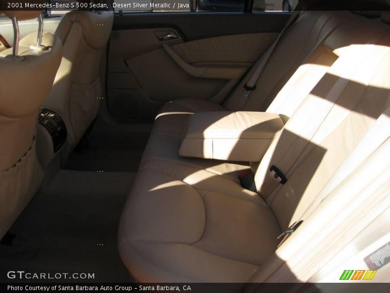 Desert Silver Metallic / Java 2001 Mercedes-Benz S 500 Sedan