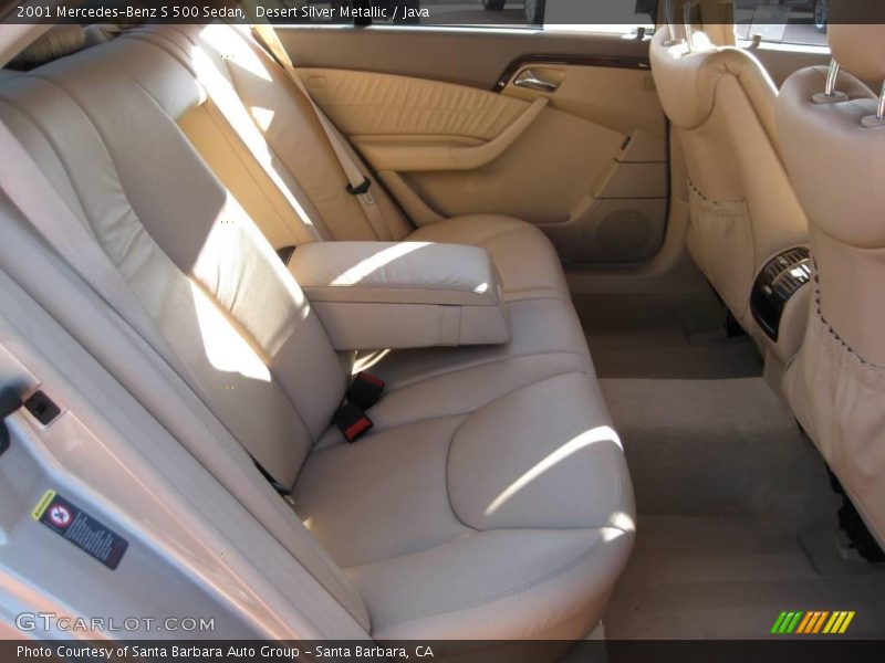 Desert Silver Metallic / Java 2001 Mercedes-Benz S 500 Sedan