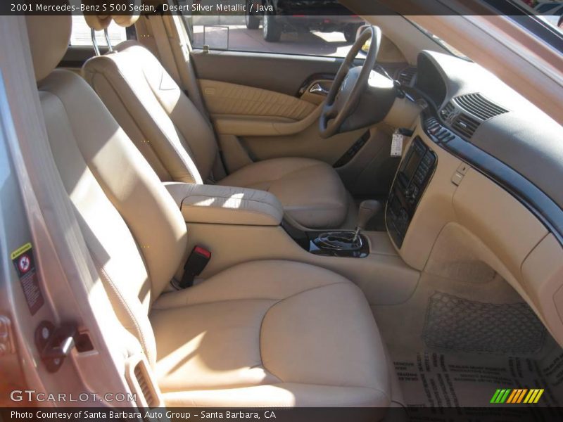 Desert Silver Metallic / Java 2001 Mercedes-Benz S 500 Sedan