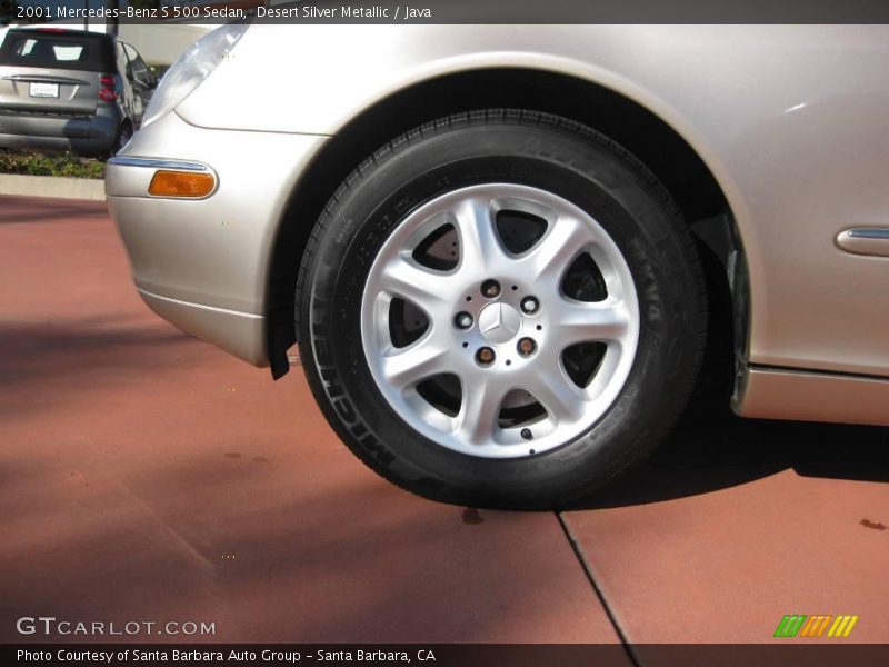Desert Silver Metallic / Java 2001 Mercedes-Benz S 500 Sedan