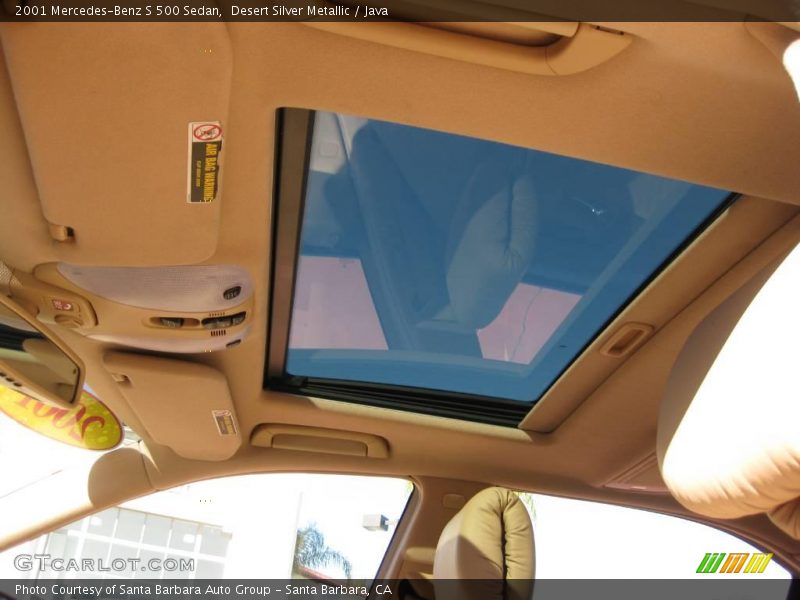 Desert Silver Metallic / Java 2001 Mercedes-Benz S 500 Sedan