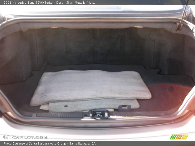 Desert Silver Metallic / Java 2001 Mercedes-Benz S 500 Sedan