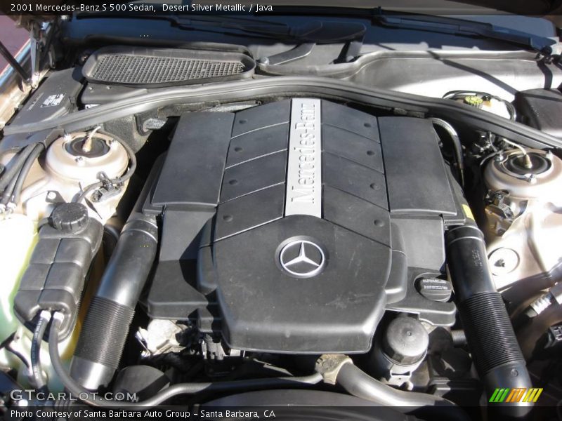 Desert Silver Metallic / Java 2001 Mercedes-Benz S 500 Sedan