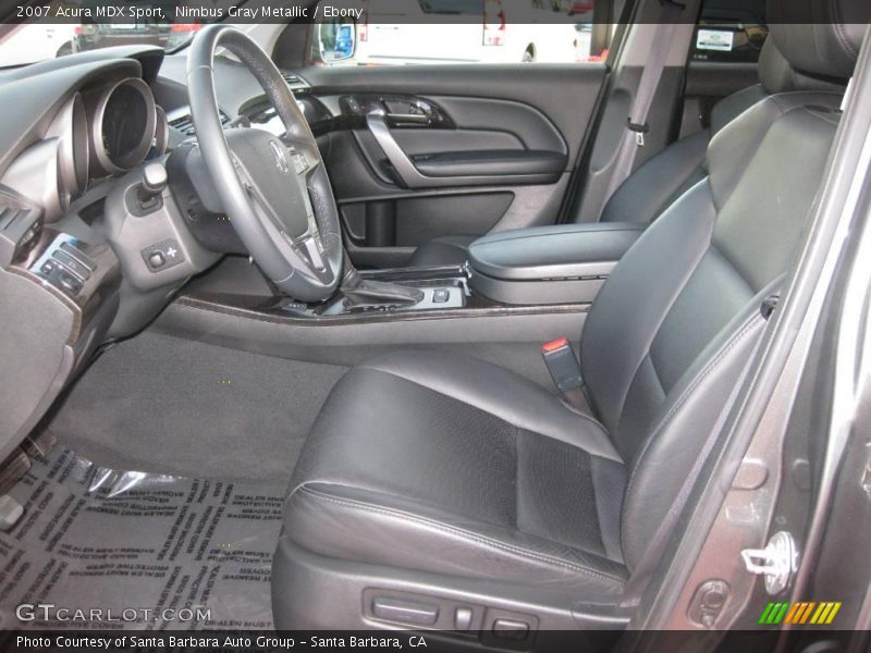 Nimbus Gray Metallic / Ebony 2007 Acura MDX Sport