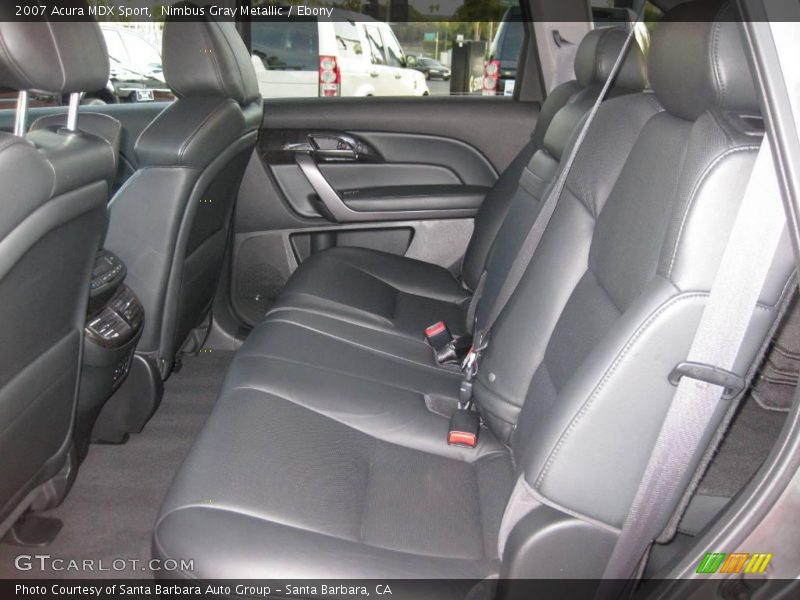 Nimbus Gray Metallic / Ebony 2007 Acura MDX Sport