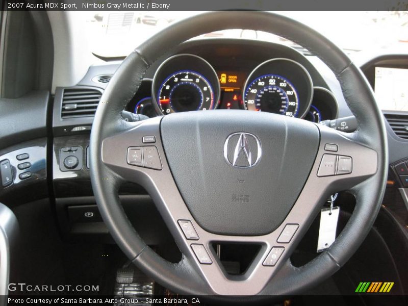 Nimbus Gray Metallic / Ebony 2007 Acura MDX Sport