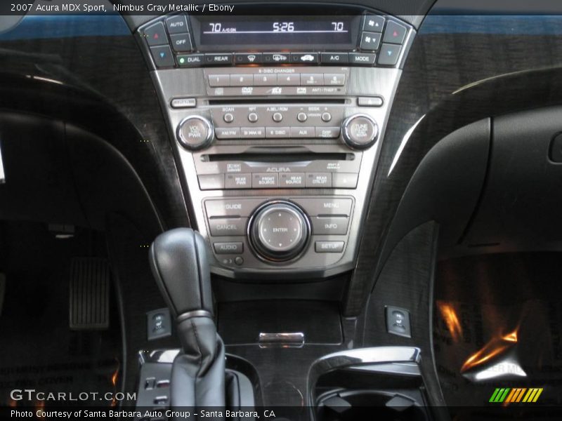 Nimbus Gray Metallic / Ebony 2007 Acura MDX Sport