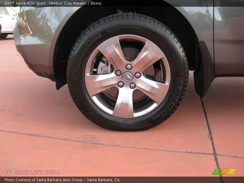 Nimbus Gray Metallic / Ebony 2007 Acura MDX Sport
