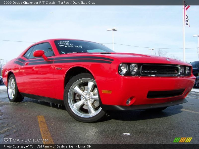 TorRed / Dark Slate Gray 2009 Dodge Challenger R/T Classic