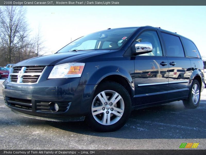Modern Blue Pearl / Dark Slate/Light Shale 2008 Dodge Grand Caravan SXT