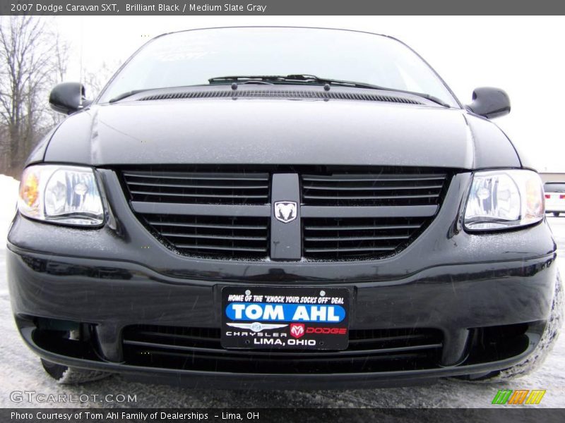 Brilliant Black / Medium Slate Gray 2007 Dodge Caravan SXT