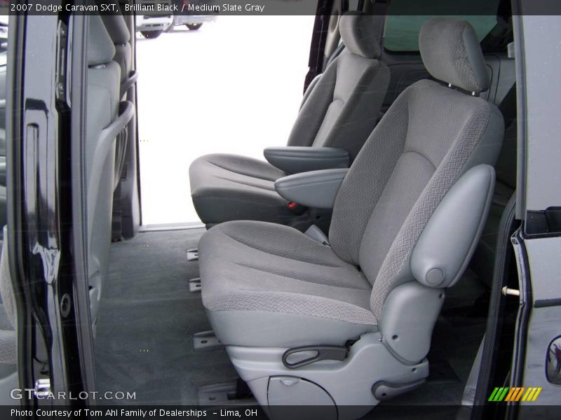 Brilliant Black / Medium Slate Gray 2007 Dodge Caravan SXT