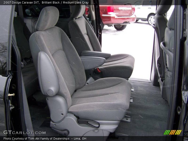 Brilliant Black / Medium Slate Gray 2007 Dodge Caravan SXT