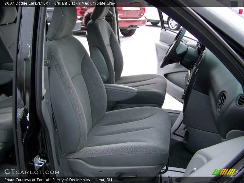 Brilliant Black / Medium Slate Gray 2007 Dodge Caravan SXT