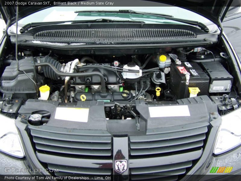 Brilliant Black / Medium Slate Gray 2007 Dodge Caravan SXT