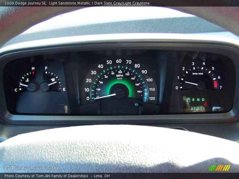 Light Sandstone Metallic / Dark Slate Gray/Light Graystone 2009 Dodge Journey SE
