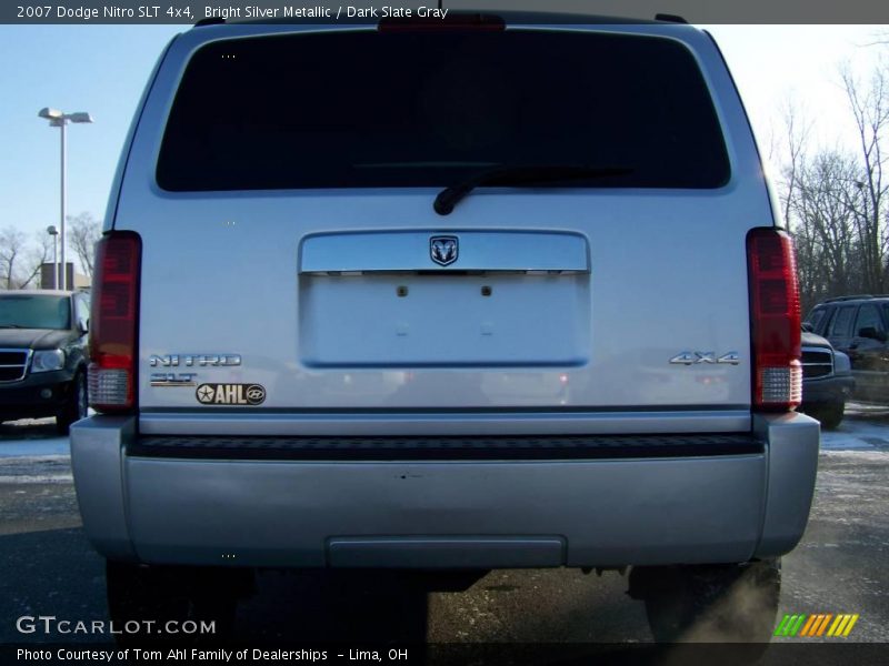 Bright Silver Metallic / Dark Slate Gray 2007 Dodge Nitro SLT 4x4