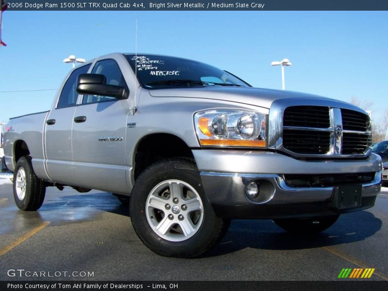 Bright Silver Metallic / Medium Slate Gray 2006 Dodge Ram 1500 SLT TRX Quad Cab 4x4