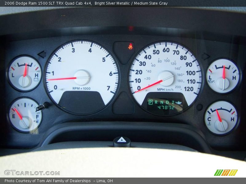 Bright Silver Metallic / Medium Slate Gray 2006 Dodge Ram 1500 SLT TRX Quad Cab 4x4