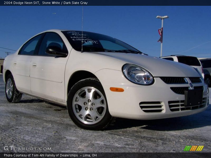 Stone White / Dark Slate Gray 2004 Dodge Neon SXT