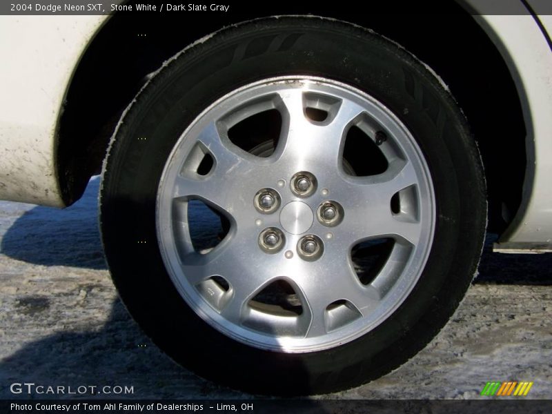 Stone White / Dark Slate Gray 2004 Dodge Neon SXT