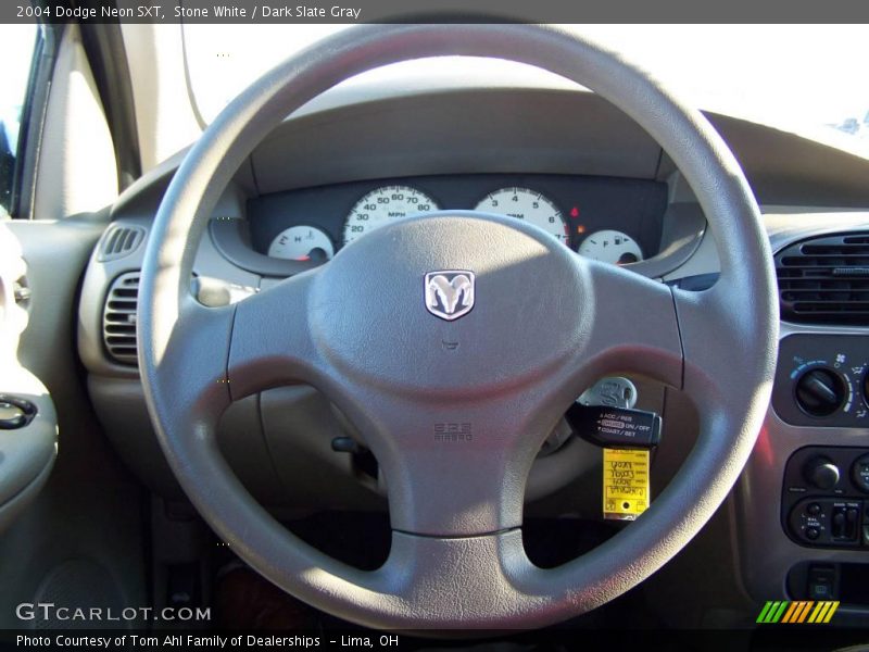 Stone White / Dark Slate Gray 2004 Dodge Neon SXT