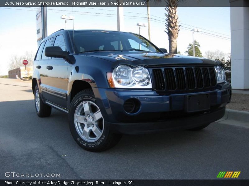 Midnight Blue Pearl / Medium Slate Gray 2006 Jeep Grand Cherokee Laredo