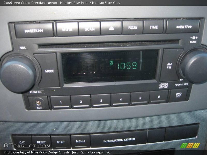 Midnight Blue Pearl / Medium Slate Gray 2006 Jeep Grand Cherokee Laredo