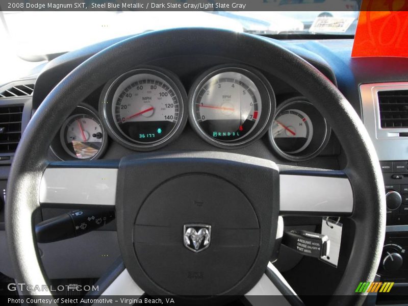 Steel Blue Metallic / Dark Slate Gray/Light Slate Gray 2008 Dodge Magnum SXT