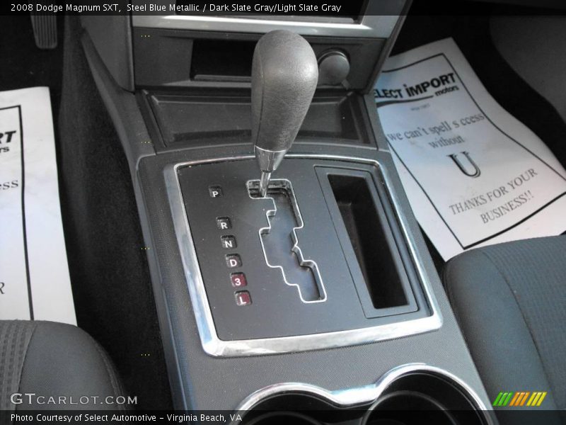 Steel Blue Metallic / Dark Slate Gray/Light Slate Gray 2008 Dodge Magnum SXT